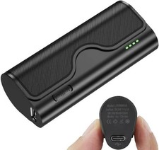 64GB Voice Recorder, Magnetic, 800H Recording, USB-C, Voice Activated, Black