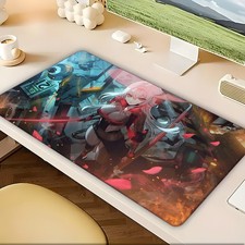 40 90cmNIKKE Anime Gaming Desk Mat - Large Non-Slip Washable Mouse Pad with Vibr