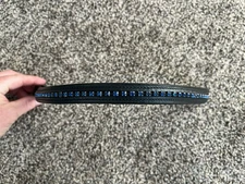17.5" Gorgeous Blue Swarovski Black Dressage Browband Bling Crystal OS WB Large