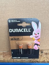 Image of Duracell MN21 A23 12V Alkaline Batteries 2 Pack Long Life Remote