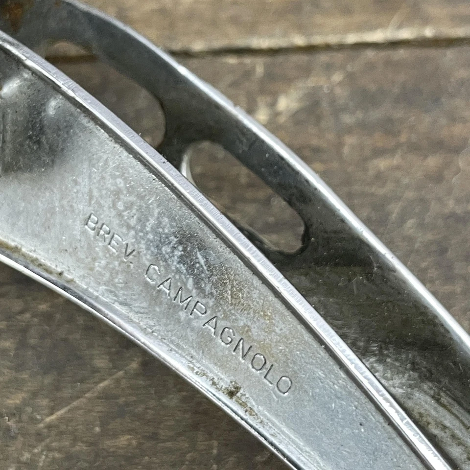 Bicicleta de carretera Campagnolo Record vintage con abrazadera de cambio delantero 28,6 mm Italia Foto 4 de 4