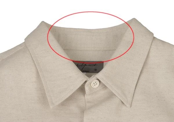 Yohji Yamamoto POUR HOMME Patch Pocket Back Long Shirt Size 3(K-147896) - Image 3 of 4