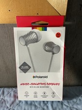 New Polaroid Noise-Isolating Earbuds with In-Line Microphone - Hi-Fi Audio