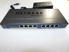 NETGEAR PROSAFE GS108P 8 PORT GIGABIT 4 PORTS POE SWITCH 46W