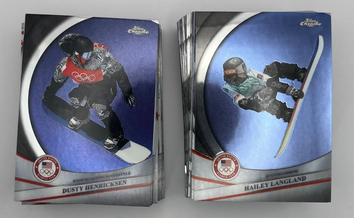 2026 Topps Chrome US Winter Olympic & Paralympic Team Hopefuls PICK YOUR CARD!!
