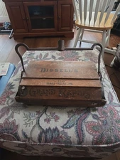 Vintage Bissell's Cyco Bearings Carpet Sweeper Oak Wooden Grand Rapids Michigan