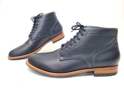 WARFIELD & GRAND Black Leather Lace Up Scout Boots Men's US 11