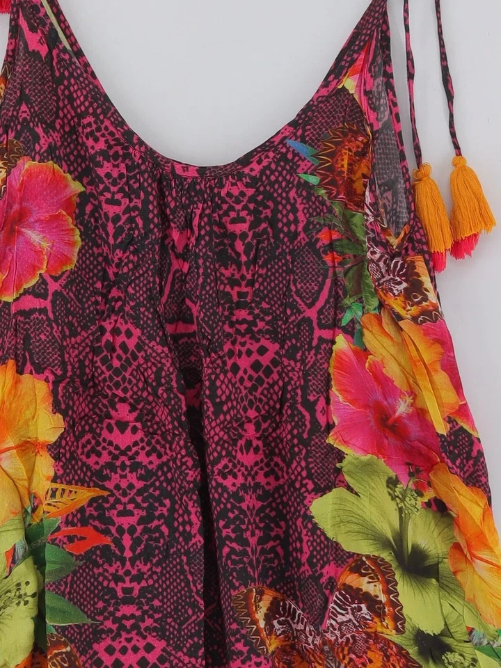 Vestido midi Matthew Williamson línea A S en varios Foto 3 de 4