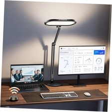 Premium LED Desk Lamp for Home Office Eye-Caring Double Side Light with Knob