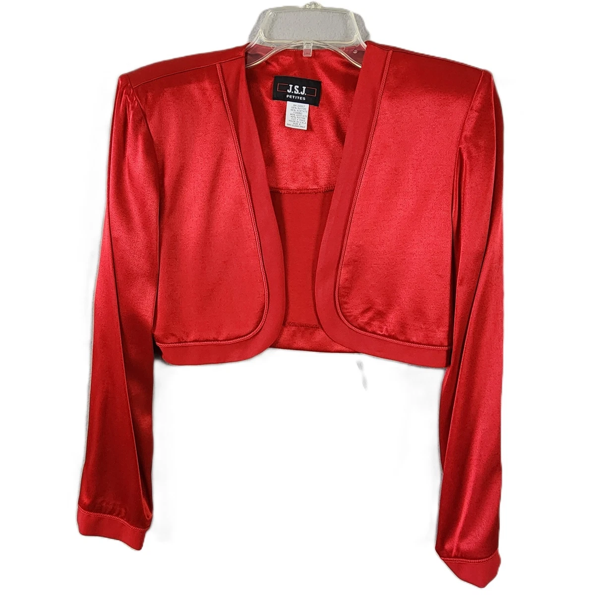 Red Bolero Jacket In Women's Coats & Jackets for sale | eBay
