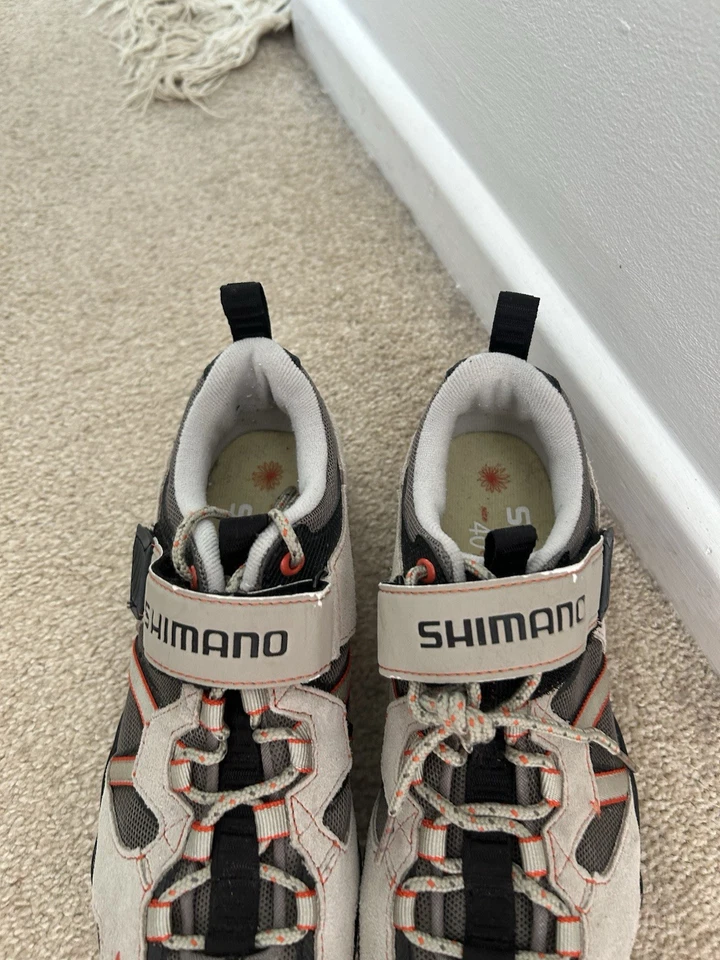 Shimano Womens SPD Mountain Bike Cycling Shoes Beige Suede SHWM-40 UK 7 EUR 40 - Image 4 of 4