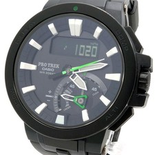 Casio Pro Trek Analog Digital Solar Watch Bla...