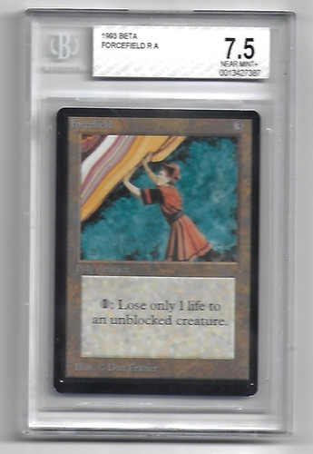 MTG 1993 BETA FORCEFIELD GRADED 7.5