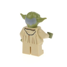 1x Lego Minifigure Star Wars Episode 2 Yoda Jedi Master Olive Green 75017 SW0471