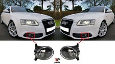Für Audi A6 C6 S-LINE 08-11, A4 07-11 Vorne Stoßstange Nebellicht Lampe Paar Set