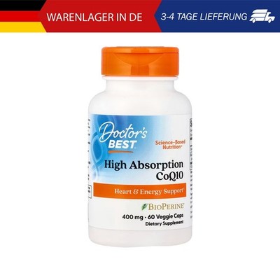 Doctor's Best, High Absorption CoQ10 with BioPerine , hoch absorbierbares CoQ10