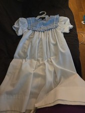 Vtg KIDS Girls Cotton CHRISTENING/FLOWER GIRL DRESS Bryan