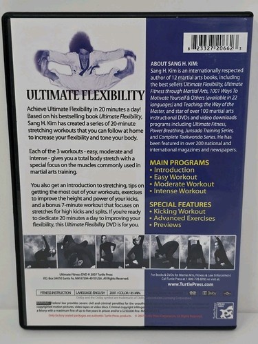 Ultimate Flexibility: Stretching for Martial Arts - Sang H. Kim DVD - Imagen 3 de 7