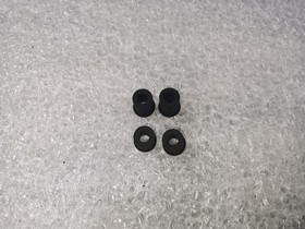 Sega Saturn **ENR-007** 4-RUBBER BLACK BUMPER INSERTS ONLY-SEE ALL