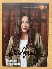 Simone Thomalla AK ZDF Frühling Autogrammkarte 2024 original signiert 2