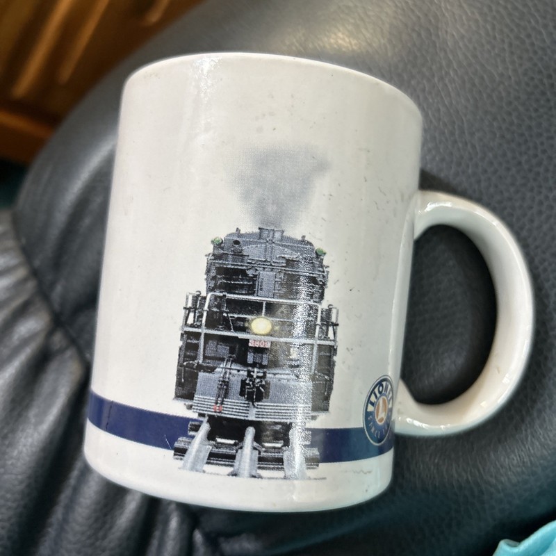 Lionel Train Coffee Mug Cup Sherwood 2005 White Vintage