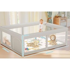 NEW in Box Baby Playpen with Mat 50x50 Babies and Toddlers with Gate JM