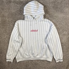 Childish Chunks Cereal Hoodie 2XL Oversize White Stripe Embroidered Logo Milk