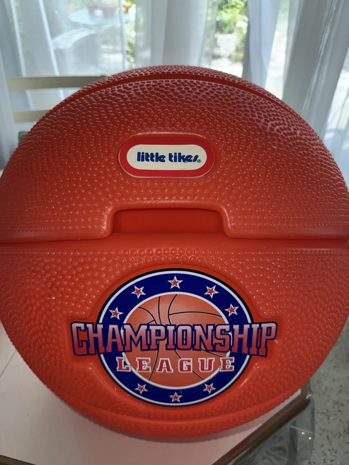 Vintage Little Tikes Basketball Toy Box Toy Chest Hamper USA  - Image 3 of 4