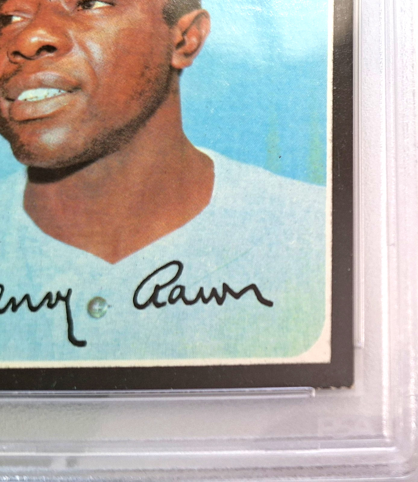PSA 6 - 1971 Topps #400 Hank Aaron Atlanta Braves HOF view 3
