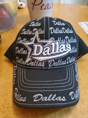 Vintage Dallas Cowboys hook and loop strap made by Sams Cap One Size fits All