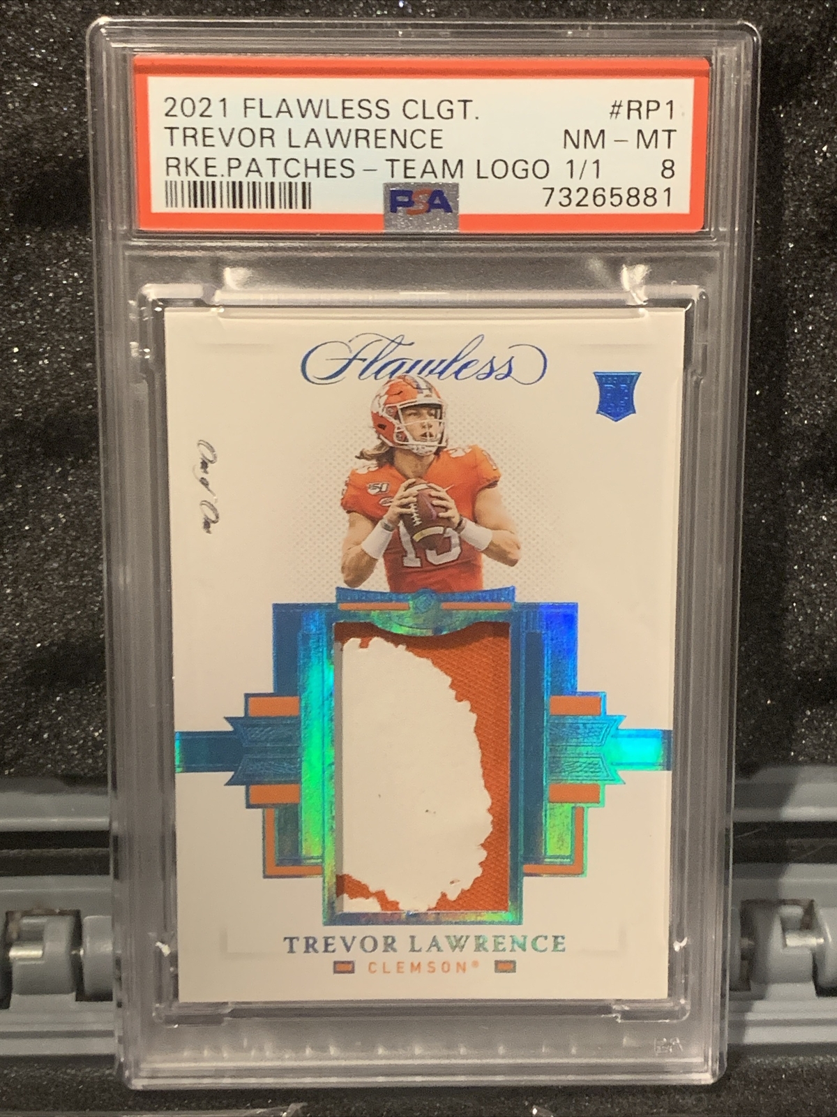 Trevor Lawrence Panini Flawless Collegiate Rookie Patches #RP1 Team Logo 1/1