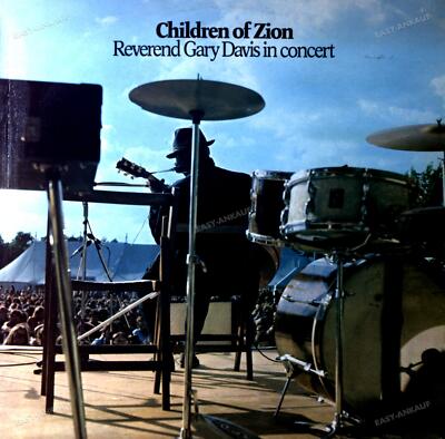 Reverend Gary Davis - Children Of Zion : Reverend Gary Davis In Concert LP '