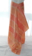 Thai silk blend traditional chorkhem thong pattern fabric 006