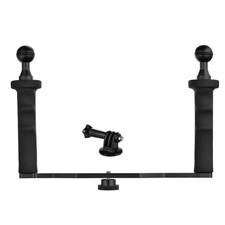 Dual Handle Aluminium Tray Stabilizer Rig for Underwater Housing Case Cover