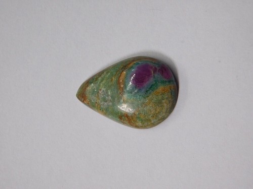 Ruby Fuchsite Cabochon Natural Green Ruby Zoisite Loose Gemstone 14 Cts. ME-9490 - Picture 3 of 4