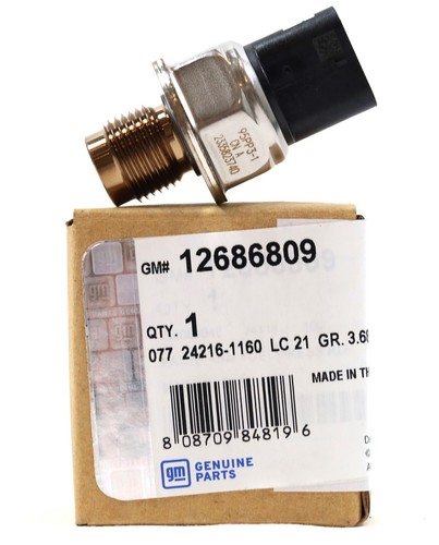 Genuine GM 12686809 Fuel Rail Pressure Sensor 2017–2025 L5P Duramax 6.6L Diesel - Picture 2 of 13