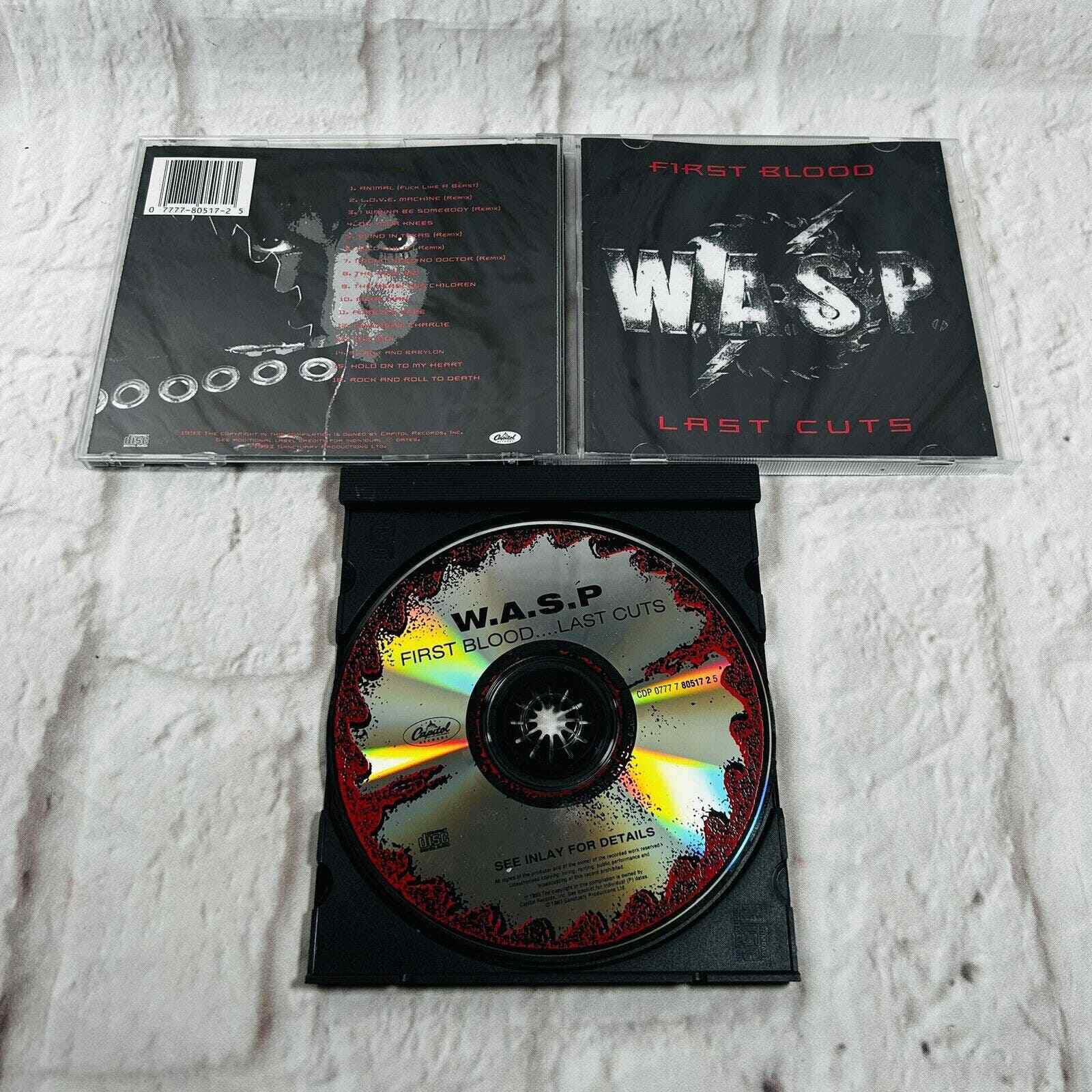 First Blood Last Cuts WASP CD 1994 Capitol