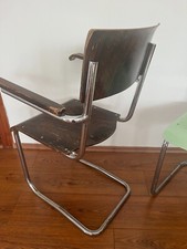 Thonet B43F Freischwinger Sessel 1933 Stuhl Bauhaus