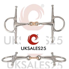Full Cheek 14MM French Link Fulmer Snaffle Bit Copper Link (*SAME DAY DISPATCH*)