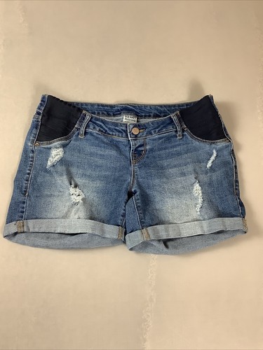 old navy maternity denim shorts