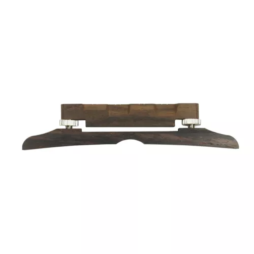 (E47) Adjustable Mandolin Bridge /Rosewood Saddle and Base ,NEW