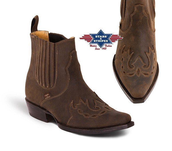 Botas De Vaquero Western Para Hombre Stars & Stripes WB-37