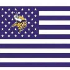 Minnesota Vikings 3x5 Foot American Banner Flag New