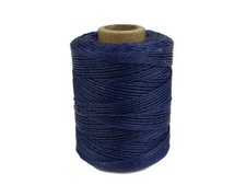 Macrame/ Jewelry Twine: Polyester 3-PLY Waxed 2 oz. Navy Blue TW18-3W-2NV L6