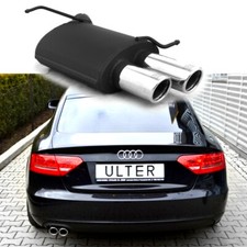 Ulter Sportauspuff 2x70mm eingerollt für AUDI A5 2.0l TFSI inkl. Quattro 08-15