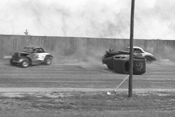 1950s Modified stock car gets its side race Atlantic Rural Fair Old ...