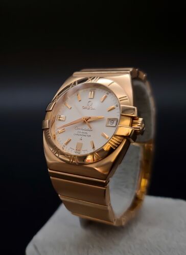 OMEGA Constellation Double Eagle Co-Axial Chronometer, Gold 750, 18 Karat, 35 mm - Bild 9 von 12