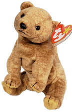 TY ORIGINAL BEANIE BABY 1999   Pecan the Bear   7.5  