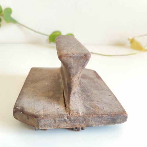Vintage Primitive Handmade Textile Printing Block Wooden Stamp Old Decorative 89 - 第 5/6 張圖片