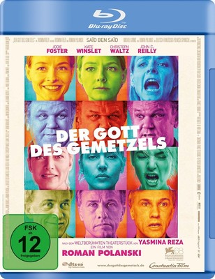 GOTT DES GEMETZELS - KATE WINSELET, JODIE FOSTER, CHRISTOPH WALTZ - BLU-RAY NEU